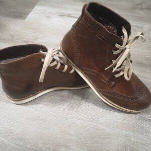 Crevo Deringer Men's Size 9 Brown Leather Upper Ankle Boots